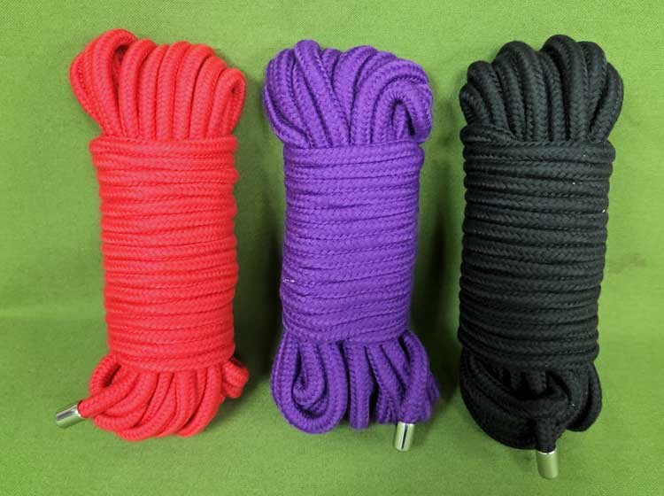 Bondage Rope Set - Pro Quality Cotton 3/8" - FR...